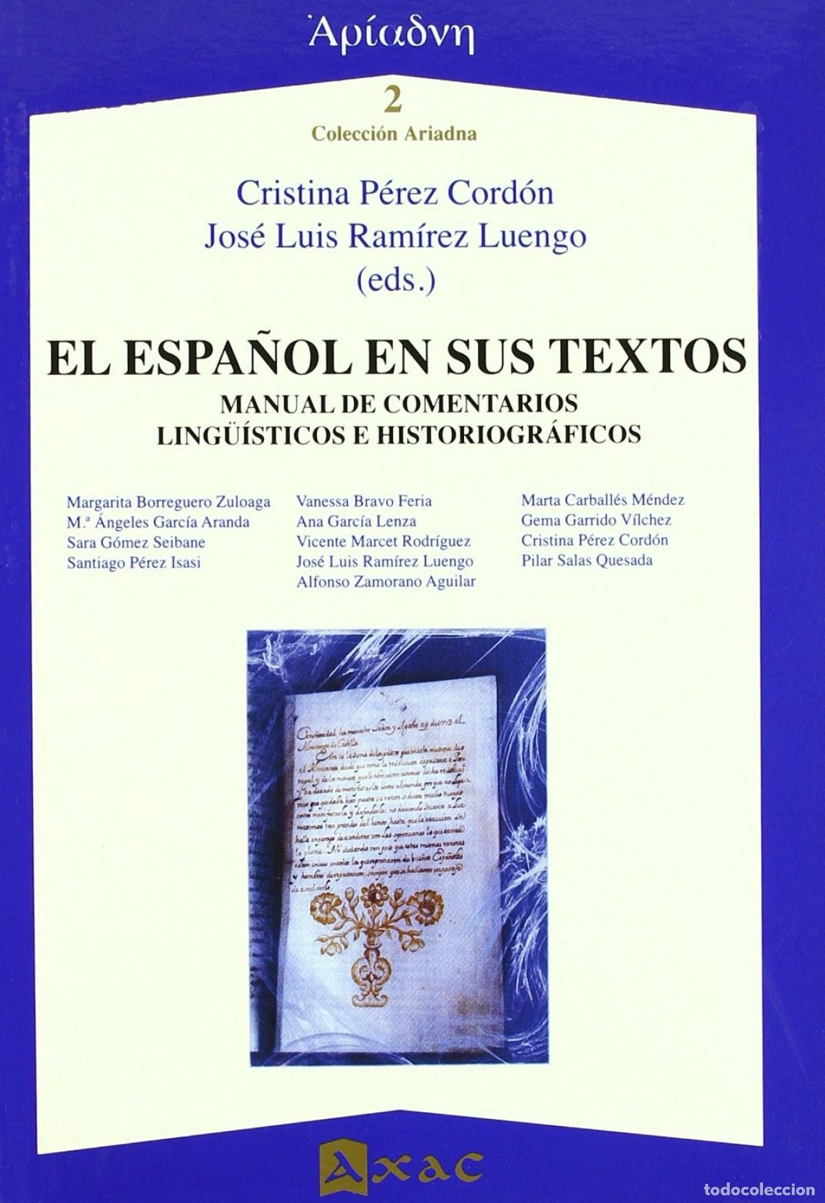 Libros: EL ESPA&Ntilde;OL EN SUS TEXTOS - Ensenanza y aprendizaje de lenguas