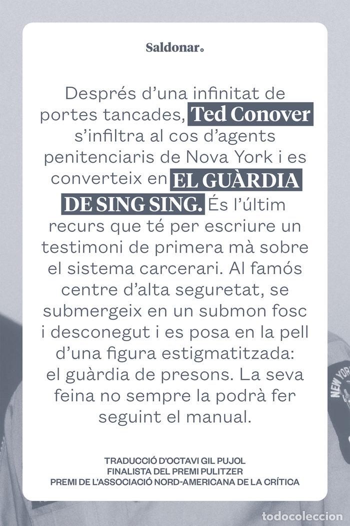 Livros: GUARDIA DE SING SING,EL - CONOVER, TED