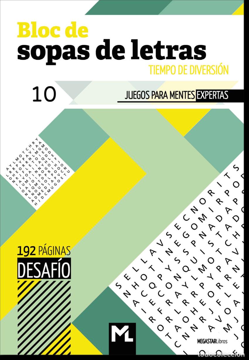 books: BLOC DE SOPAS DE LETRAS 10 (&rdquo;DESAF&Iacute;O&rdquo;) - Espanol/Castellano