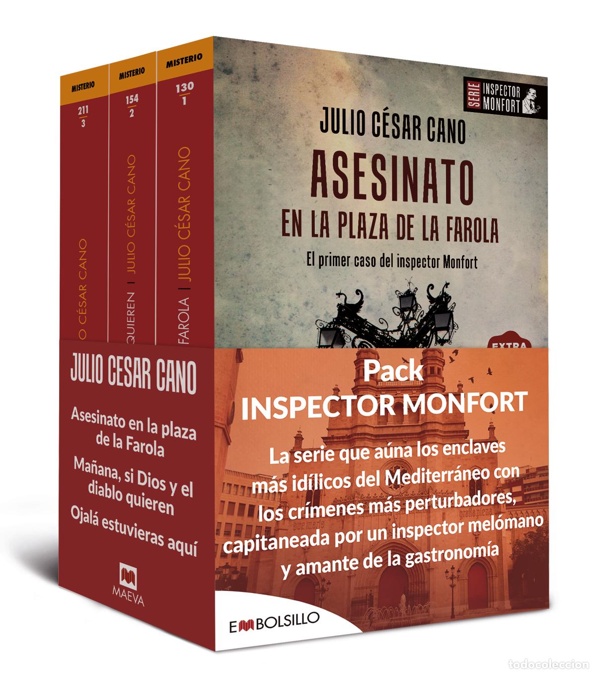 Libros: PACK INSPECTOR MONFORT - Cano, Julio C&eacute;sar - Foto 1