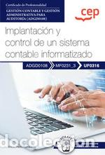 Libros: IMPLANTACION Y CONTROL DE UN SISTEMA CONTABLE INFORMATIZADO GESTION CO - Ensenanza y aprendizaje de