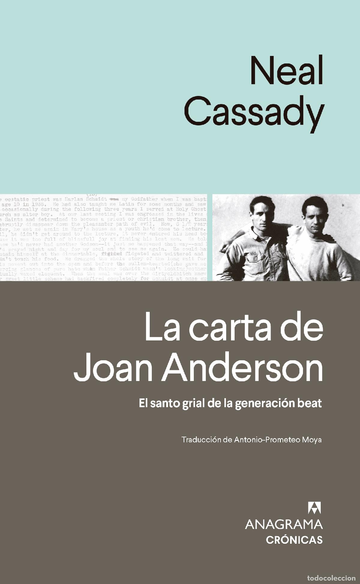 Libros: LA CARTA DE JOAN ANDERSON - Cassady, Neal