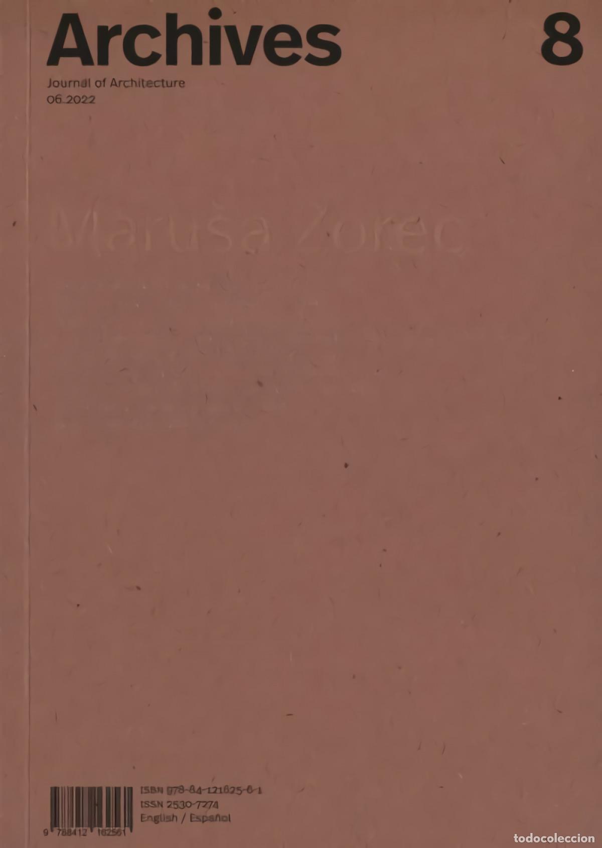 Livros: ARCHIVES ISSUE 8 - MARU A ZOREC - AA VV