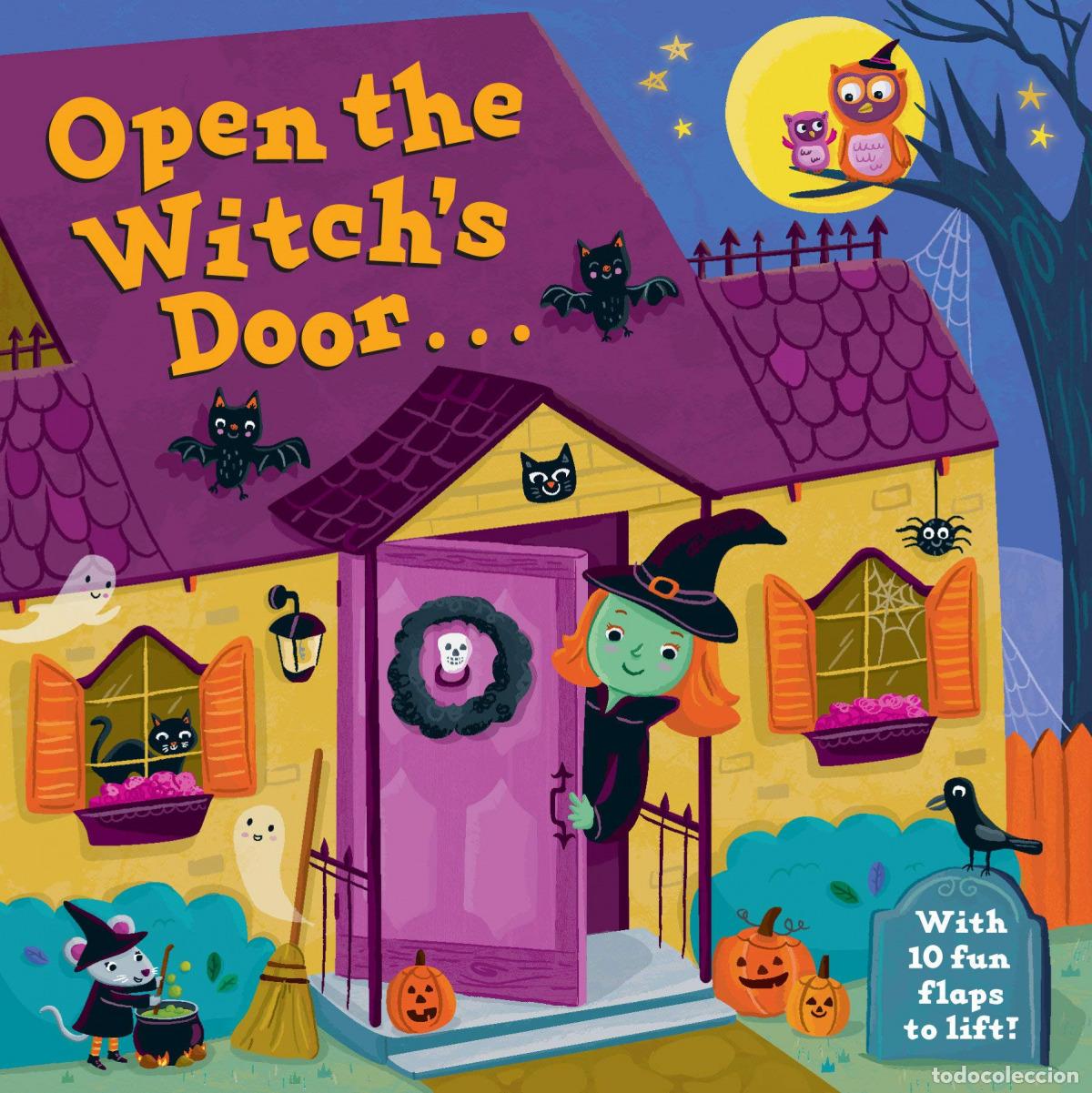 Livros: OPEN THE WITCH'S DOOR : A HALLOWEEN LIFT-THE-FLAP BOOK - Ho, Jannie