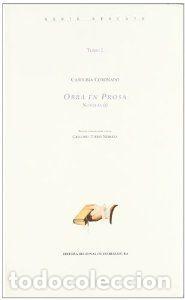Livros: OBRAS EN PROSA (3V.) CORONADO - CORONADO
