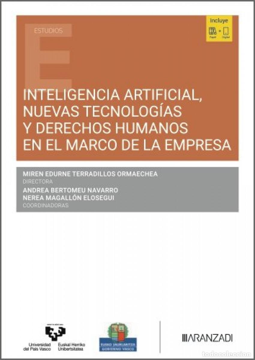 Libros: INTELIGENCIA ARTIFICIAL, NUEVAS TECNOLOG&Iacute;AS Y DERECHOS HUMANOS EN EL MARCO DE LA EMPRESA - TERRADILL