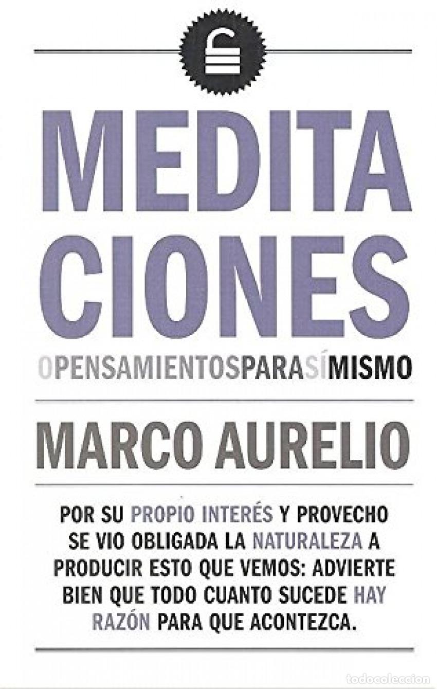 Libros: MEDITACIONES O PENSAMIENTOS PARA SI MISMO - Aurelio, Marco
