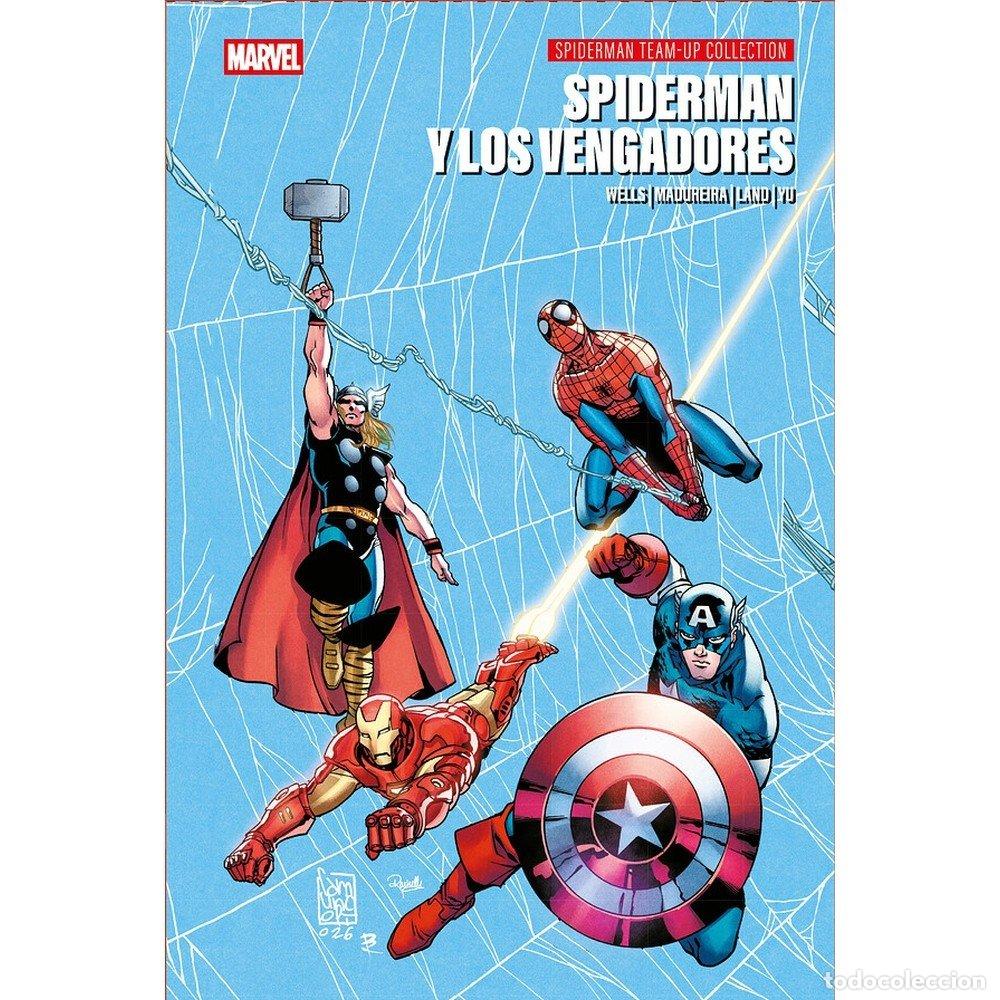 Libros: SPIDERMAN Y LOS VENGADORES- SPIDERMAN TEAM-UP COLLECTION - FRANCIS YU, WELLS, LAND, MADUREIRA