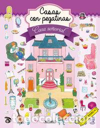 Libros: CASAS CON PEGATINAS CASA SE&Ntilde;ORIAL - SOCOLOVSKY, SILVINA