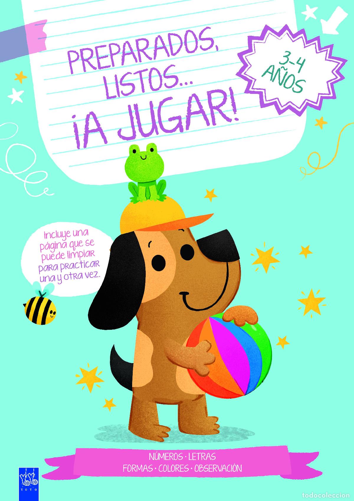 Libros: PREPARADOS, LISTOS... &iexcl;A JUGAR! 3-4 A&Ntilde;OS AZUL - YOYO