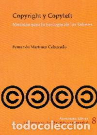 Libros: COPYRIGHT Y COPYLEFT - MARTINEZ CABEZUDO, FERNANDO