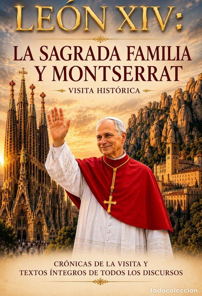 Libros: LEON XIV EN SAGRADA FAMILIA Y MONTSERRAT - CERVILLA, PALOMA