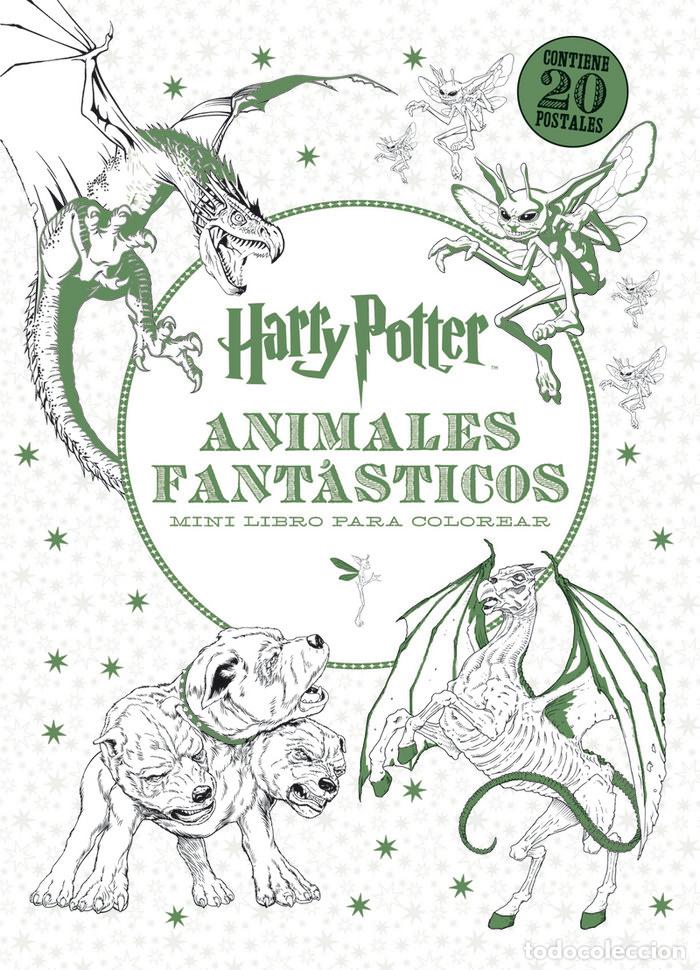 Libros: HARRY POTTER ANIMALES FANTASTICOS MINI LIBRO PARA COLOREAR - AA.VV