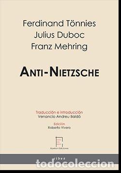 Libros: ANTI-NIETZSCHE - T&ouml;nnies, Ferdinand