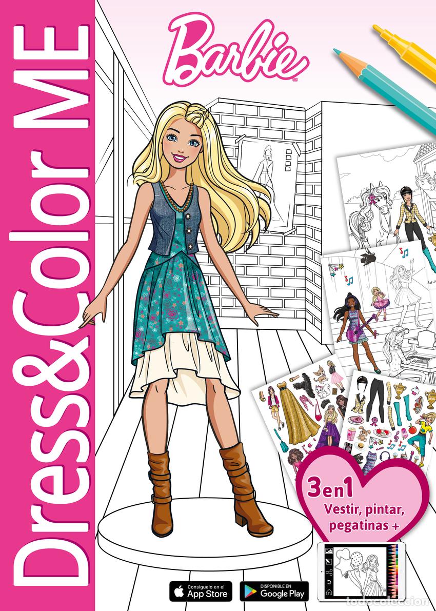Livres: BARBIE (DRESS & COLOR ME A4) - Infantil, juvenil y educativo