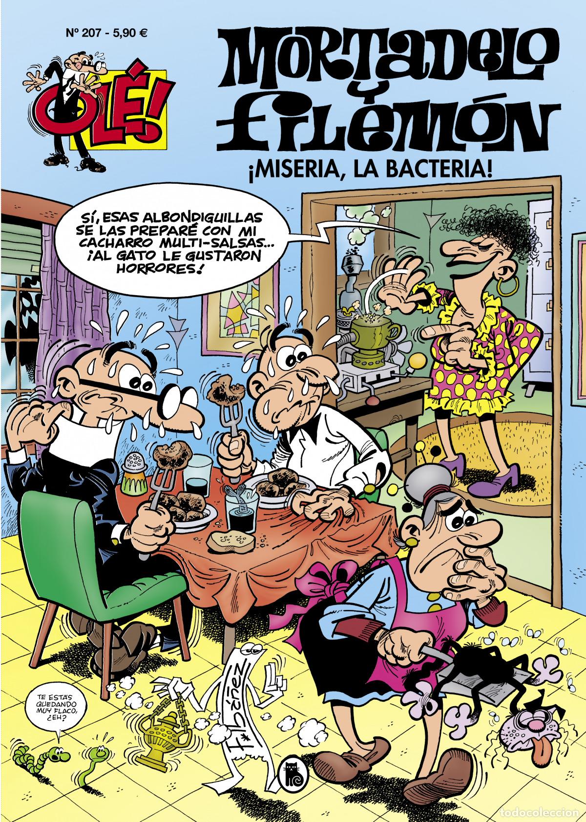 Libros: &iexcl;MISERIA, LA BACTERIA! (OL&Eacute;! MORTADELO 207) - Ib&aacute;&ntilde;ez, Francisco
