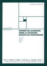 Livros: OPINION DEL ALUMNADO SOBRE LA ACTUACION DOCENTE DEL PROFESOR - RICO ROMERO, LUIS