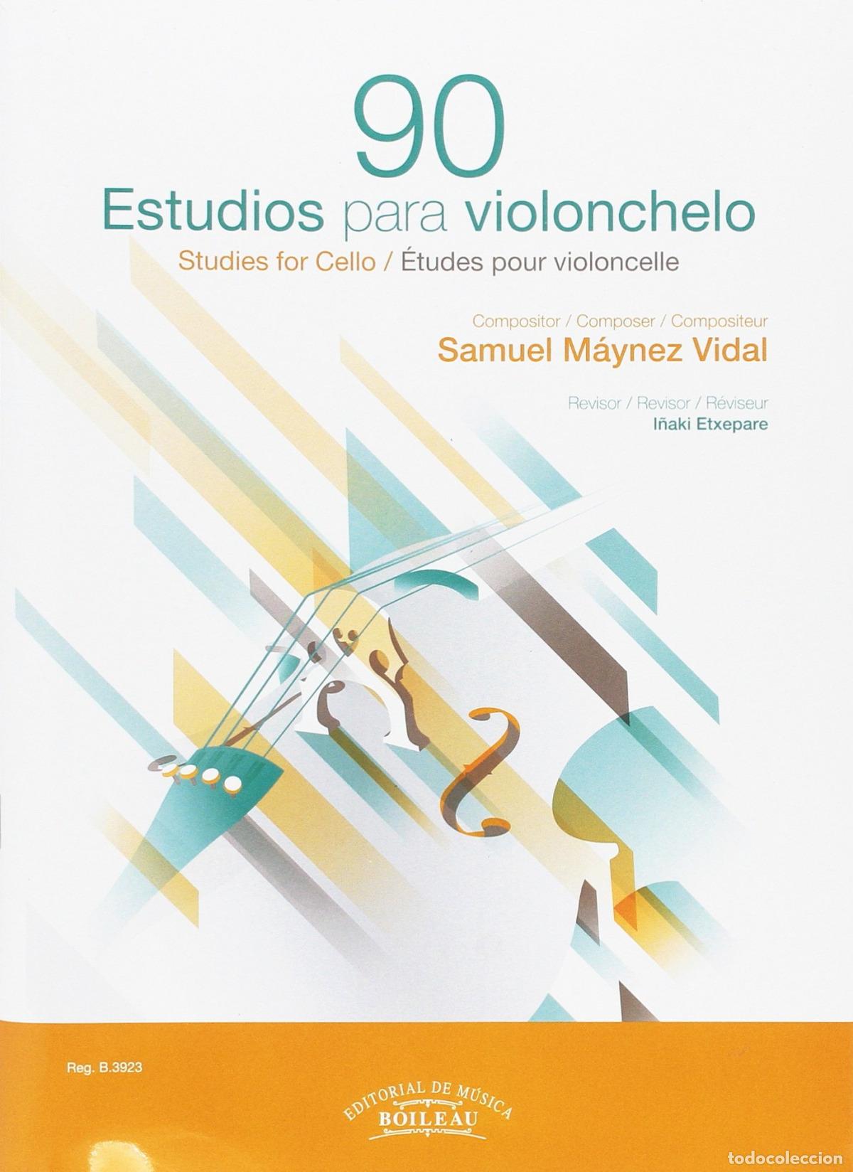 Libros: 90 ESTUDIOS PARA VIOLONCHELO - Tecnicas musicales / manuales de musica / ensenanza de la musica