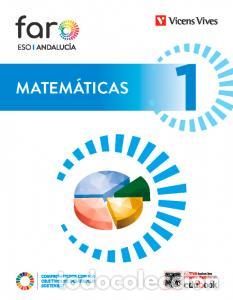 Libros: Matematicas 1. andalucia (faro)e.s.o..1er curso - Pancorbo Palenzuela, Luis