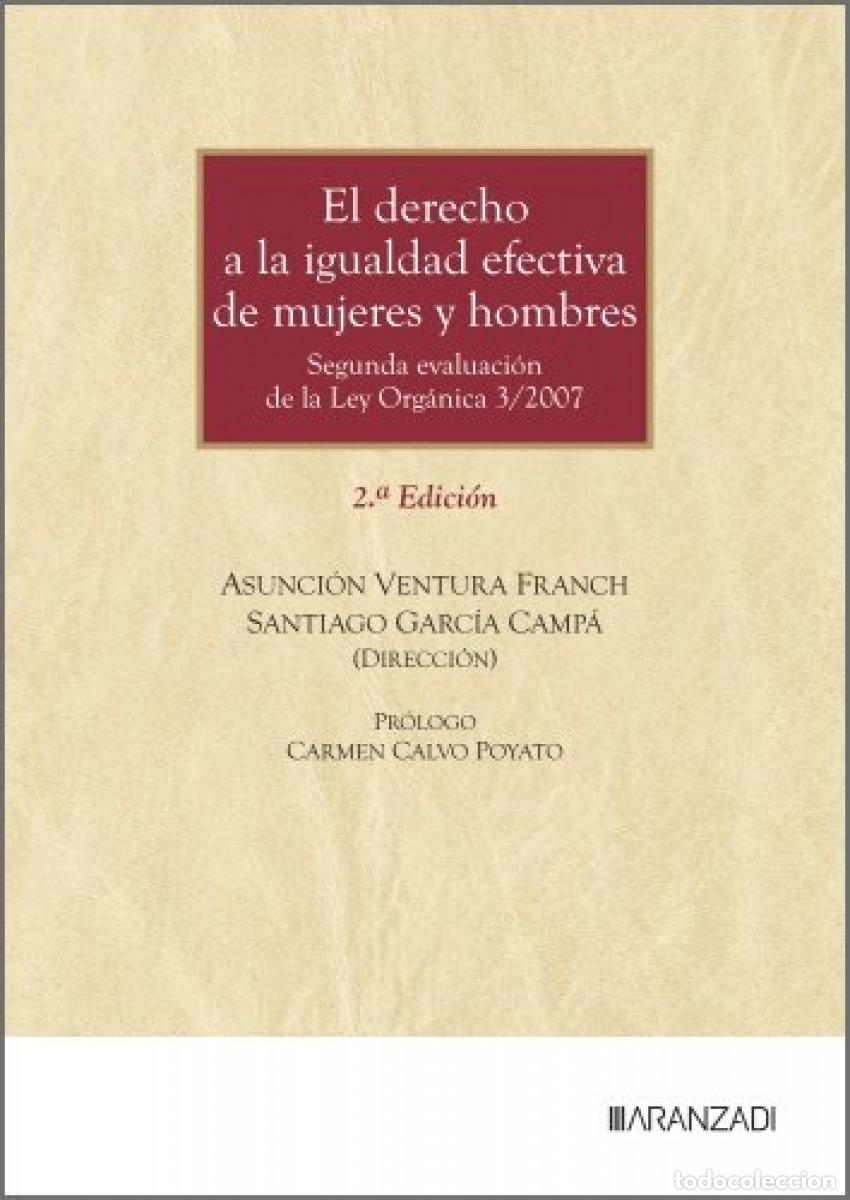 Libros: EL DERECHO A LA IGUALDAD EFECTIVA DE MUJERES Y HOMBRES - Ventura, Asunci&oacute;n