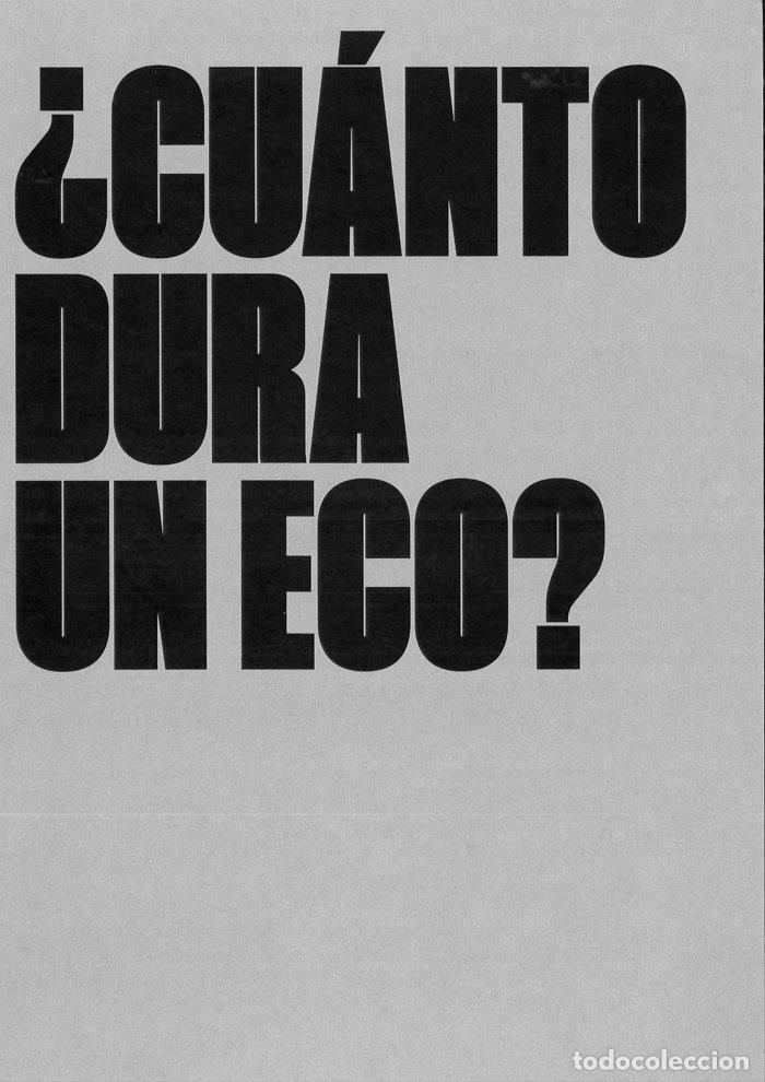 Libros: CUANTO DURA UN ECO - AA.VV