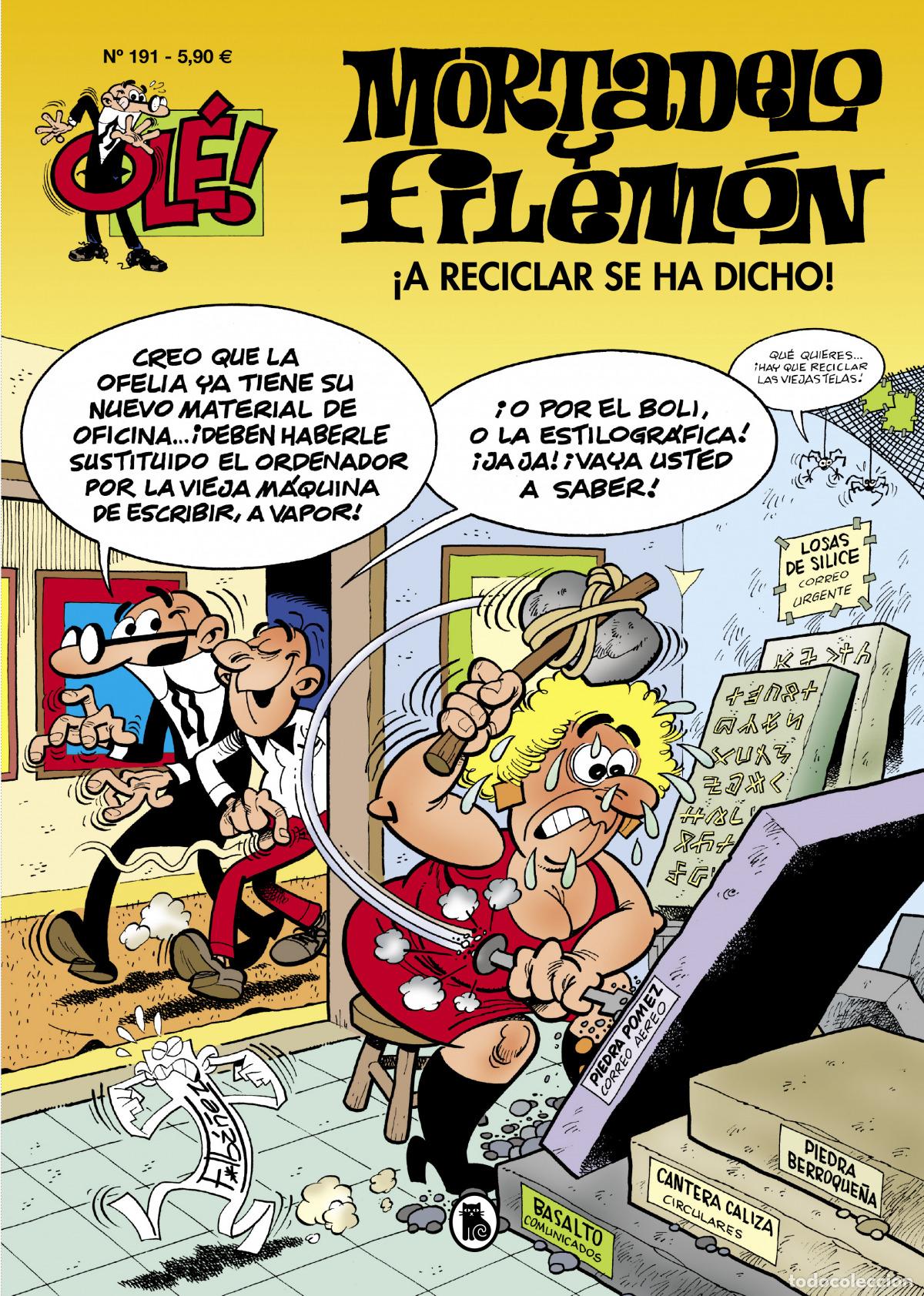 Libros: &iexcl;A RECICLAR SE HA DICHO! (OL&Eacute;! MORTADELO 191) - Ib&aacute;&ntilde;ez, Francisco