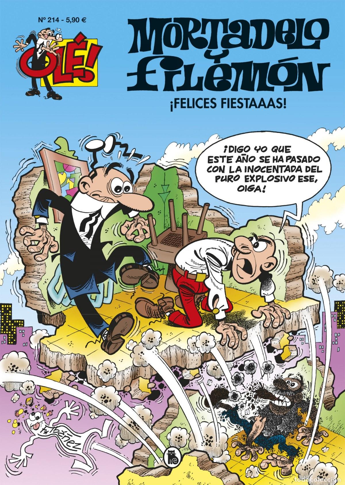 Libros: &iexcl;FELICES FIESTAAAS! (OL&Eacute;! MORTADELO 214) - Ib&aacute;&ntilde;ez, Francisco