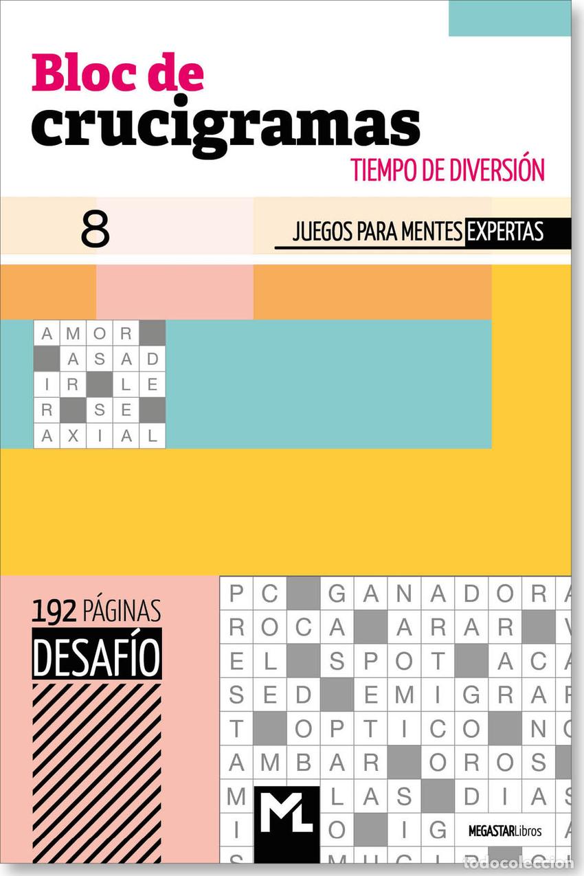 Libros: BLOC DE CRUCIGRAMAS DESAF&Iacute;O 08 - AA.VV.