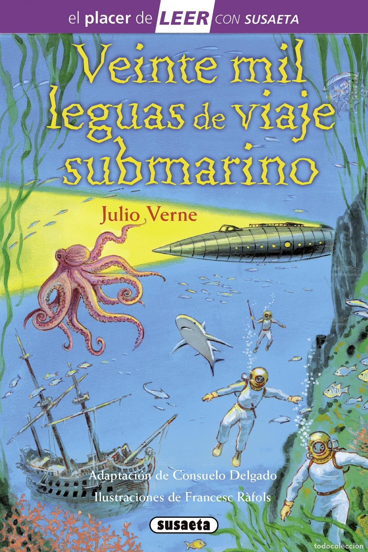 Libros: VEINTE MIL LEGUAS DE VIAJE SUBMARINO - Verne, Julio