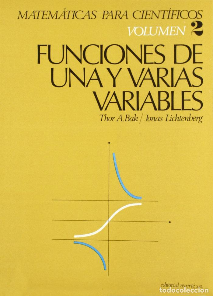 Libros: MATEMATICAS CIENTIFICOS-2/FUNCIONES UNA/ - BAK