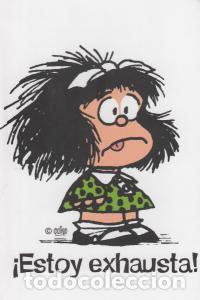 Libros: MAFALDA ESTOY EXHAUSTA CUADERNO PEQUE&Ntilde;O - QUINO