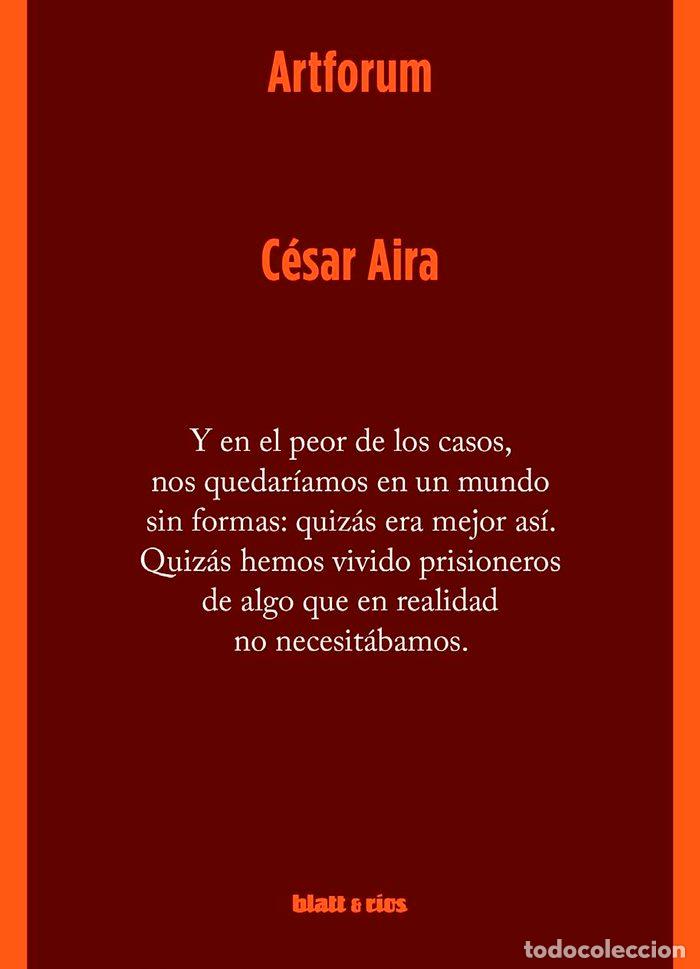 Libri: ARTFORUM - AIRA, CESAR