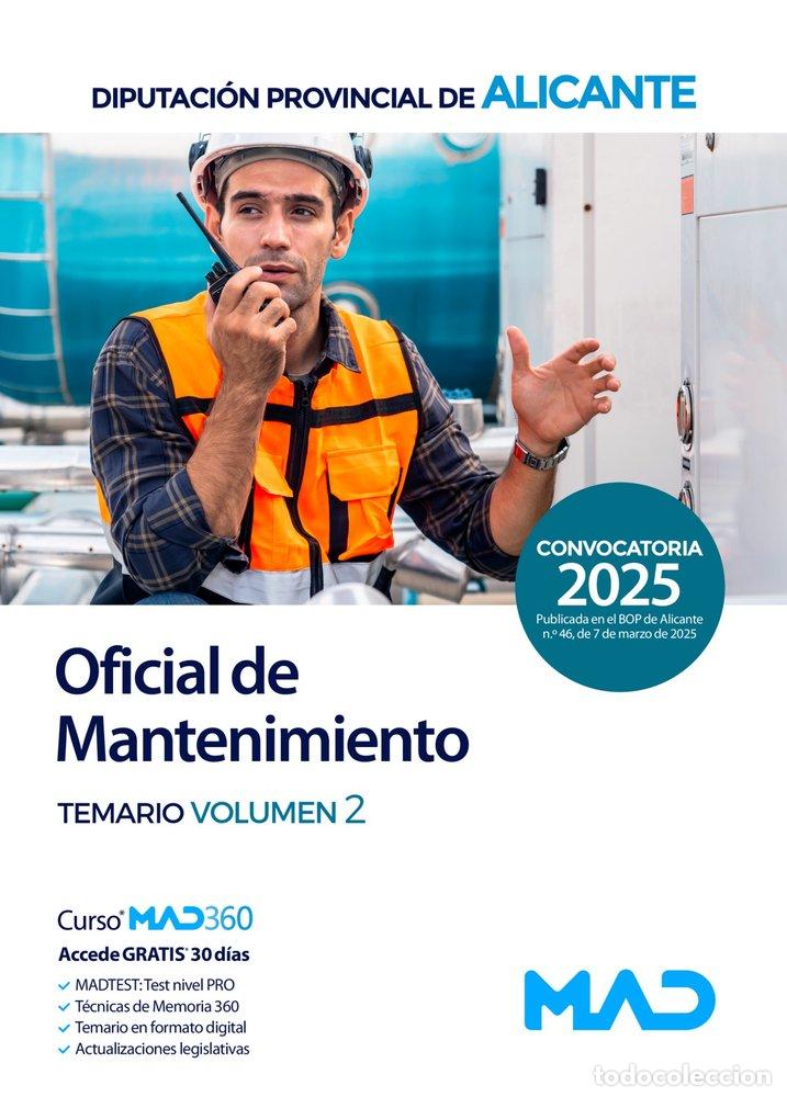 Libri: OFICIAL MANTENIMIENTO TEMARIO 2 DIPUTACION ALICANTE - AA.VV