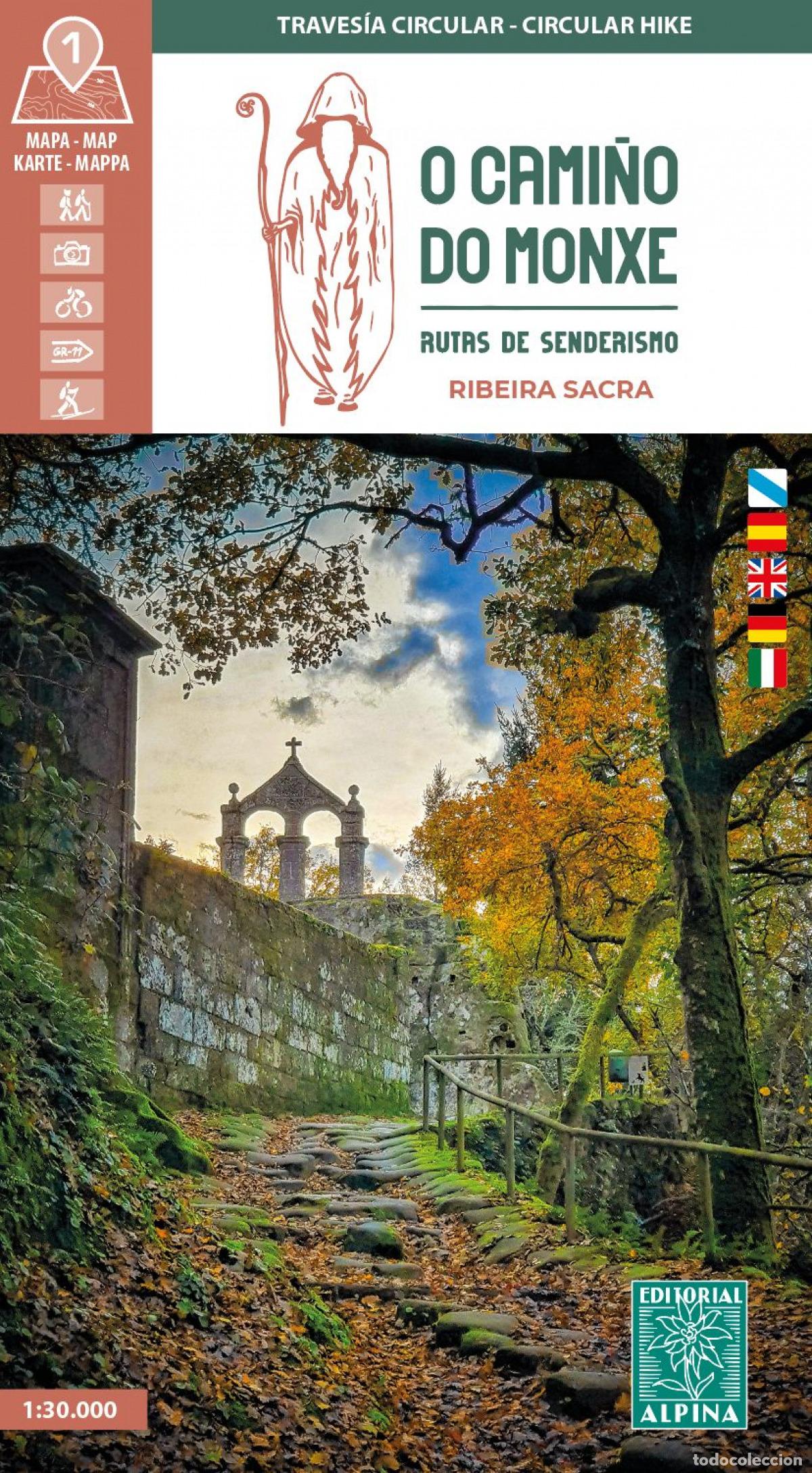 Libros: O CAMI&Ntilde;O DO MONXE - RIBEIRA SACRA - EDITORIAL ALPINA