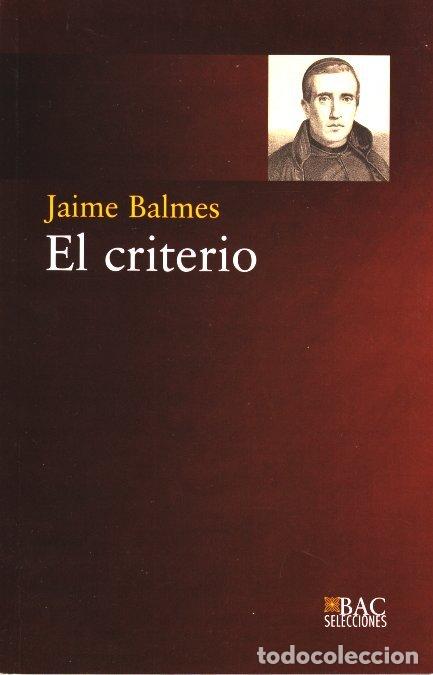 books: CRITERIO,EL - BALMES, JAIME
