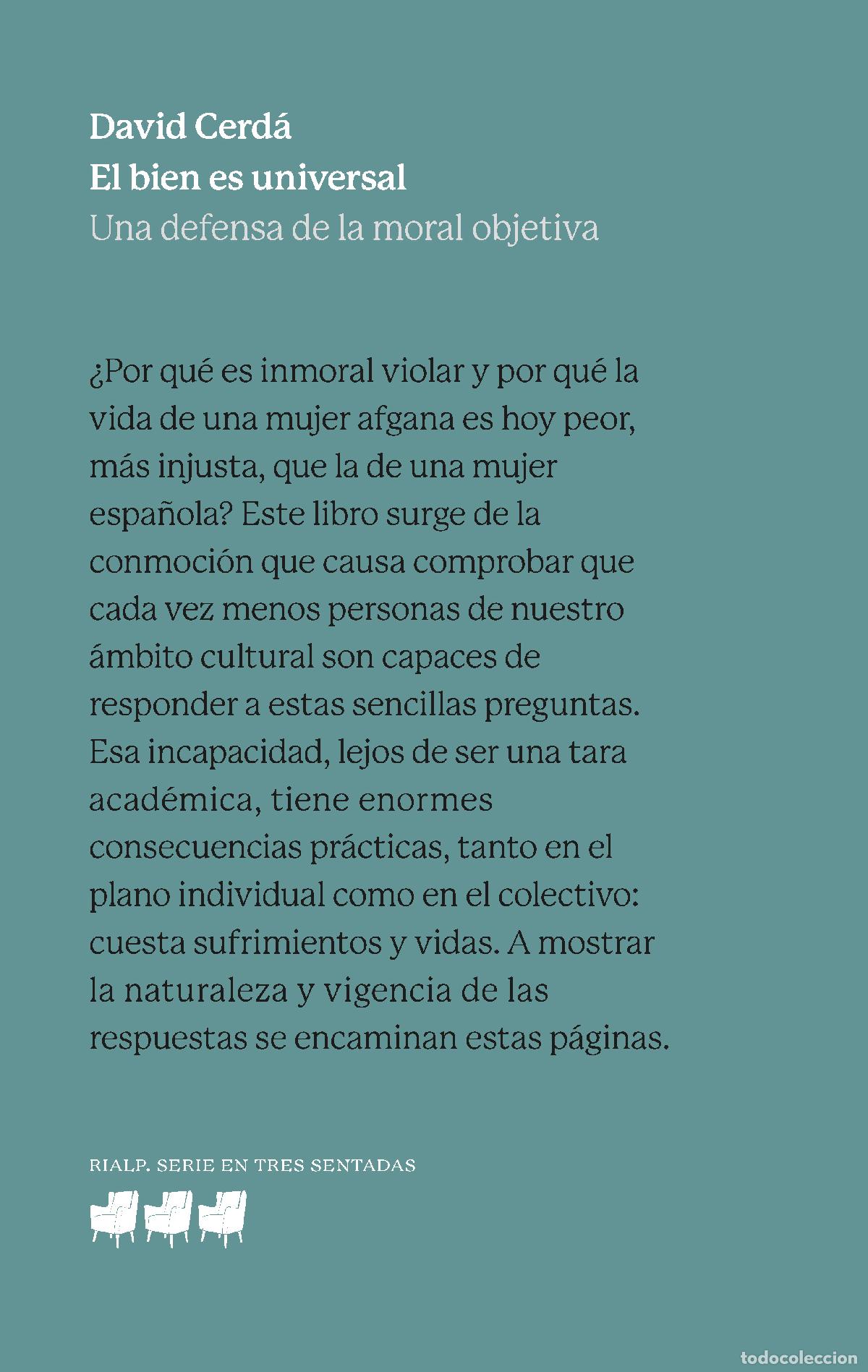 Libros: EL BIEN ES UNIVERSAL - Cerd&aacute; Garc&iacute;a, David
