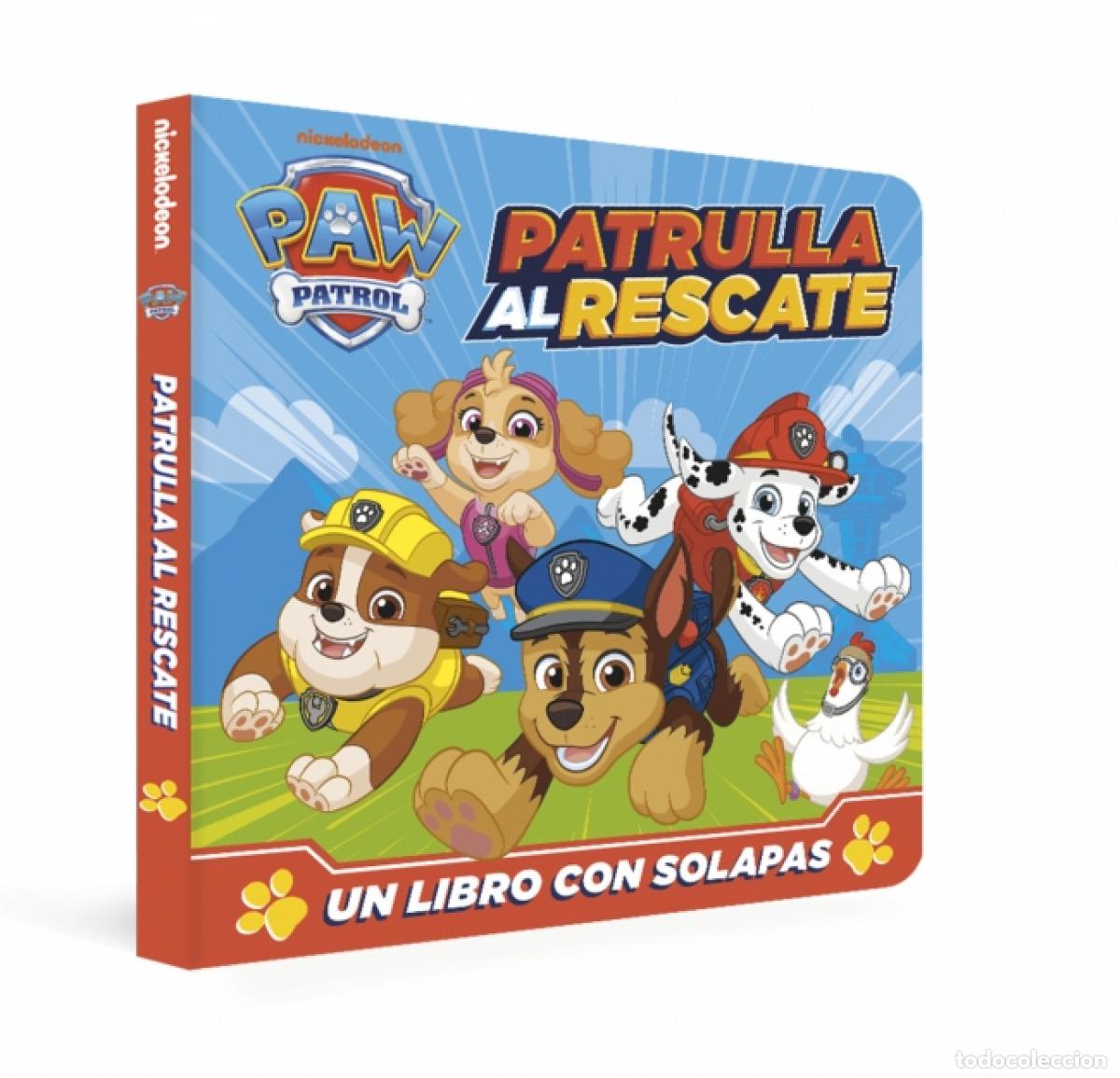 Libros: PAW PATROL PATRULLA CANINA. LIBRO DE CART&Oacute;N CON SOLAPAS - PATRULLA AL RESCATE - Nickelodeon