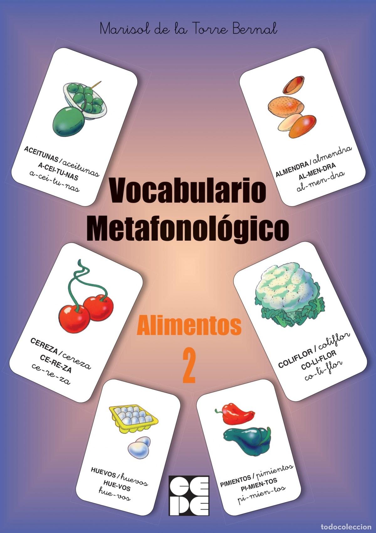 Libros: ALIMENTOS 2 - VOCABULARIO METAFONOLOGICO - DE LA TORRE, MARISOL