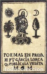 Libros: POEMAS EN PROSA - Garc&iacute;a Lorca, Federico
