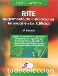 B&uuml;cher: REGLAMENTO INSTALACIONES T&Eacute;RMICAS EDIFICIOS.(RITE).(3&ordf;ED) - vv aa