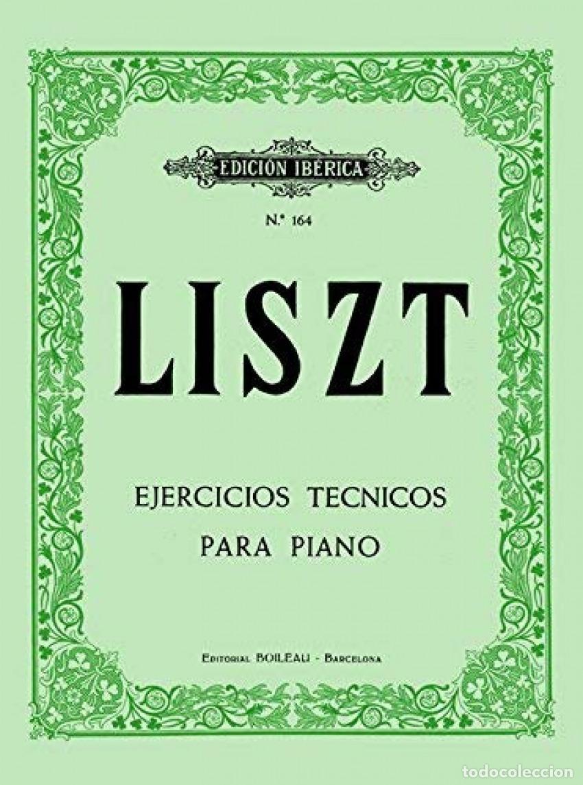 Livros: EJERCICIOS T&Eacute;CNICOS - LISZT, Franz