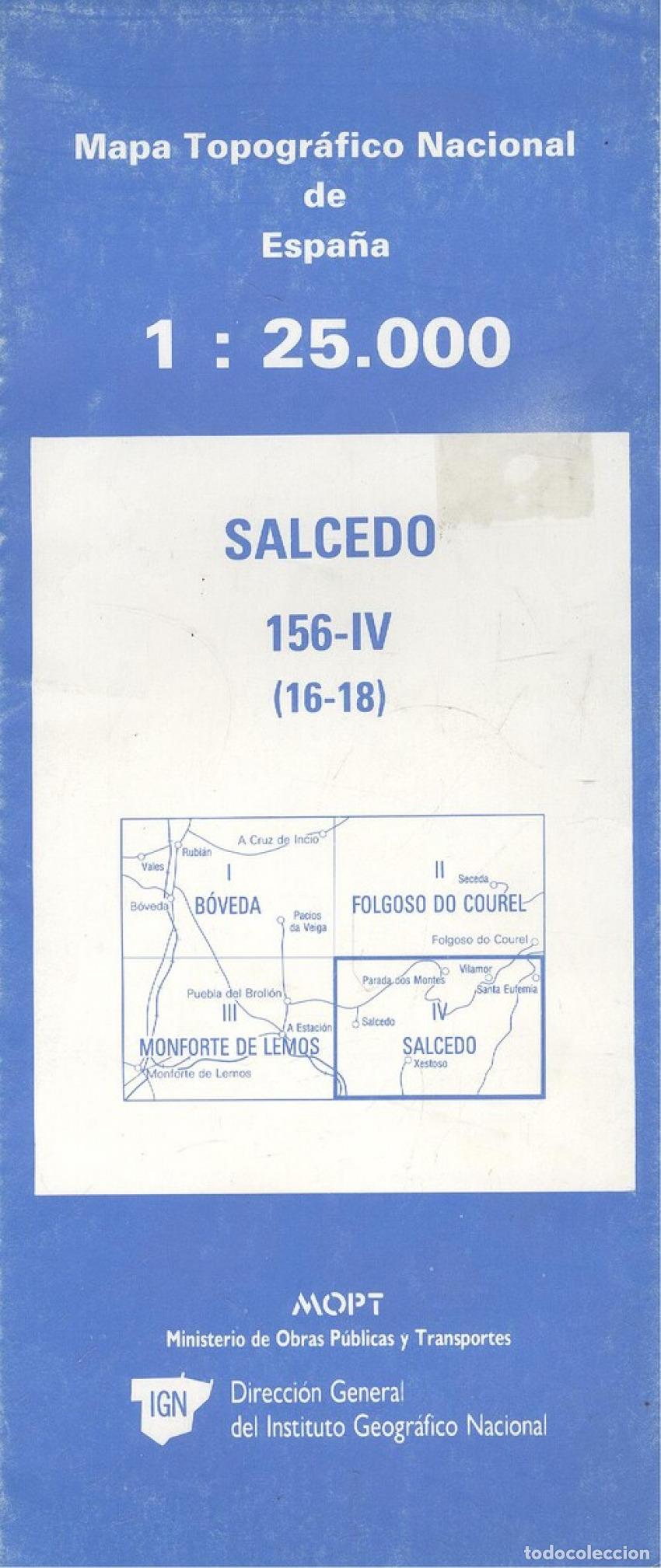 Libri: MTN 25. HOJA 156-IV, SALCEDO - Varios autores