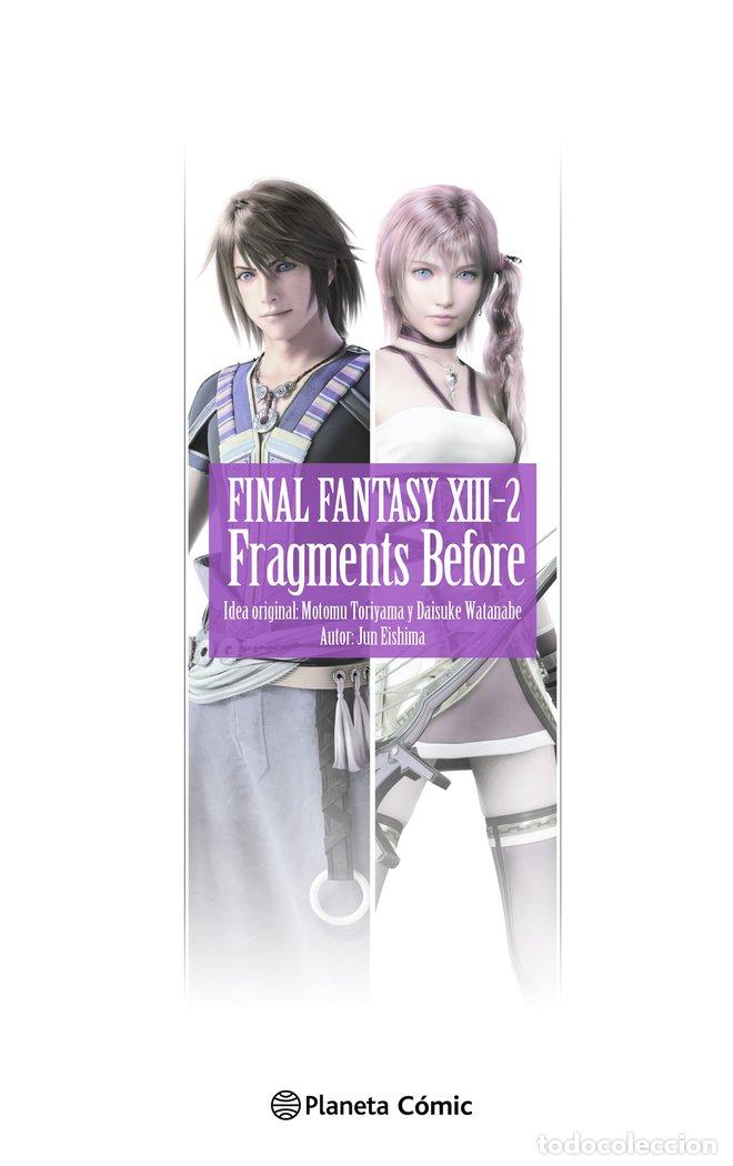 Libros: FINAL FANTASY XIII 2 FRAGMENTS BEFORE NOVELA - EISHIMA, JUN