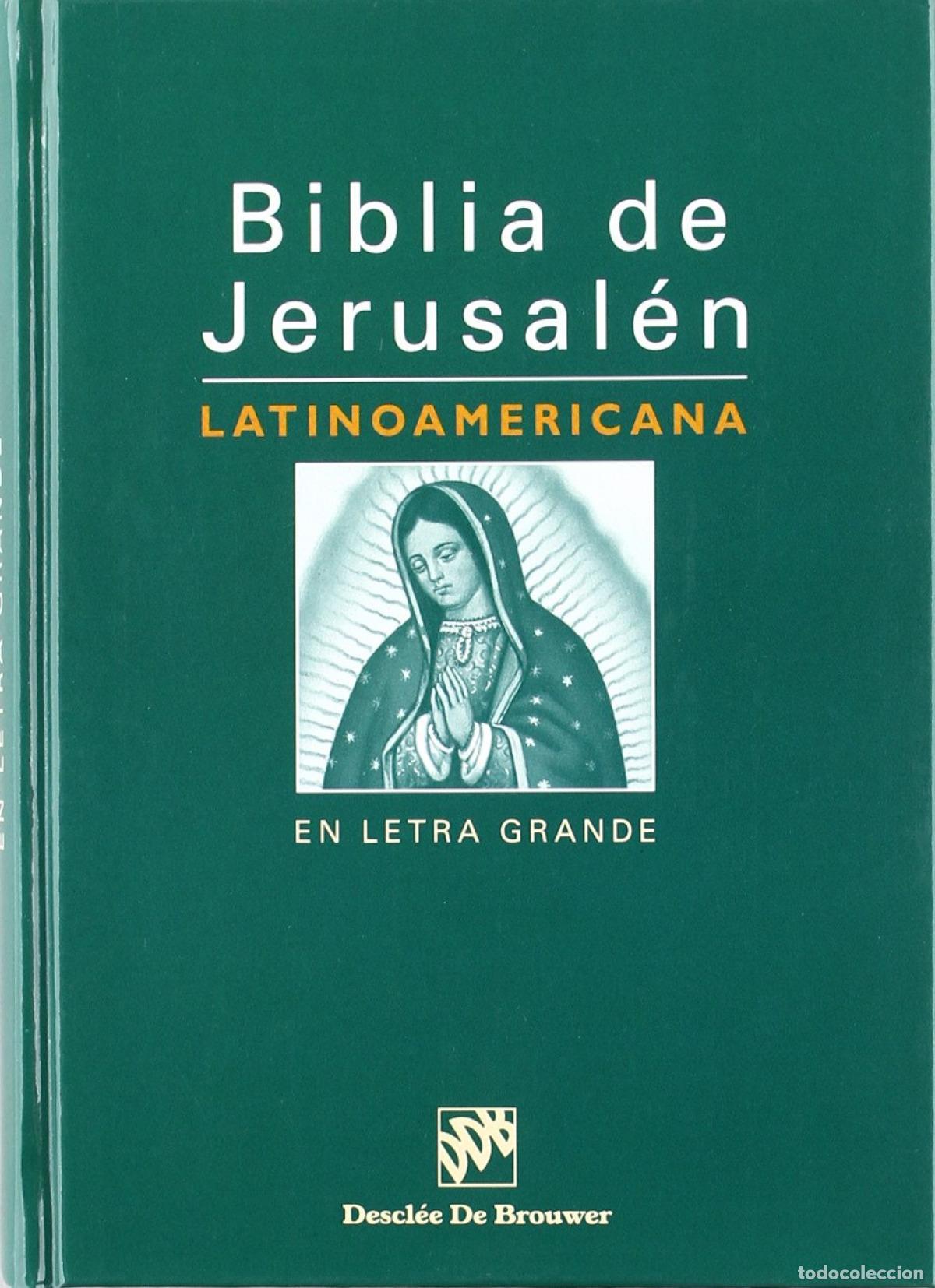 Libros: BIBLIA DE JERUSAL&Eacute;N LATINOAMERICANA EN LETRA GRANDE - Religion y creencias