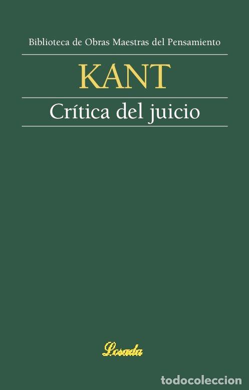 Libros: CRITICA DEL JUICIO 63 - KANT, IMMANUEL