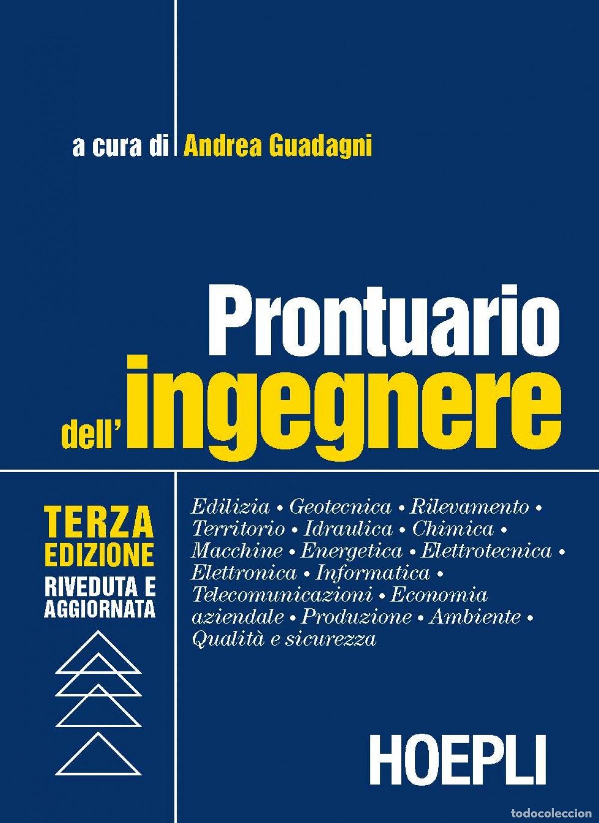 Libros: PRONTUARIO DELL'INGEGNERE - Tecnologia e ingenieria energetica