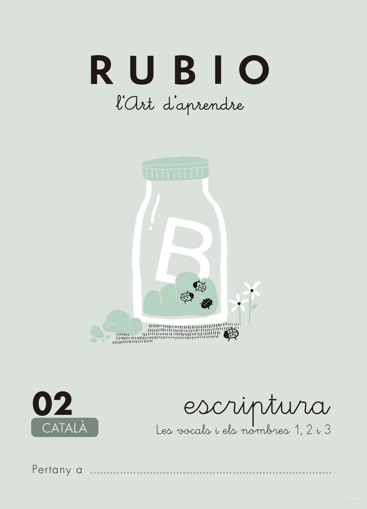 Libri: 02 ESCRIPTURA LES VOCALS I ELS NUMEROS 1 2 3 - Rubio Polo, Enrique