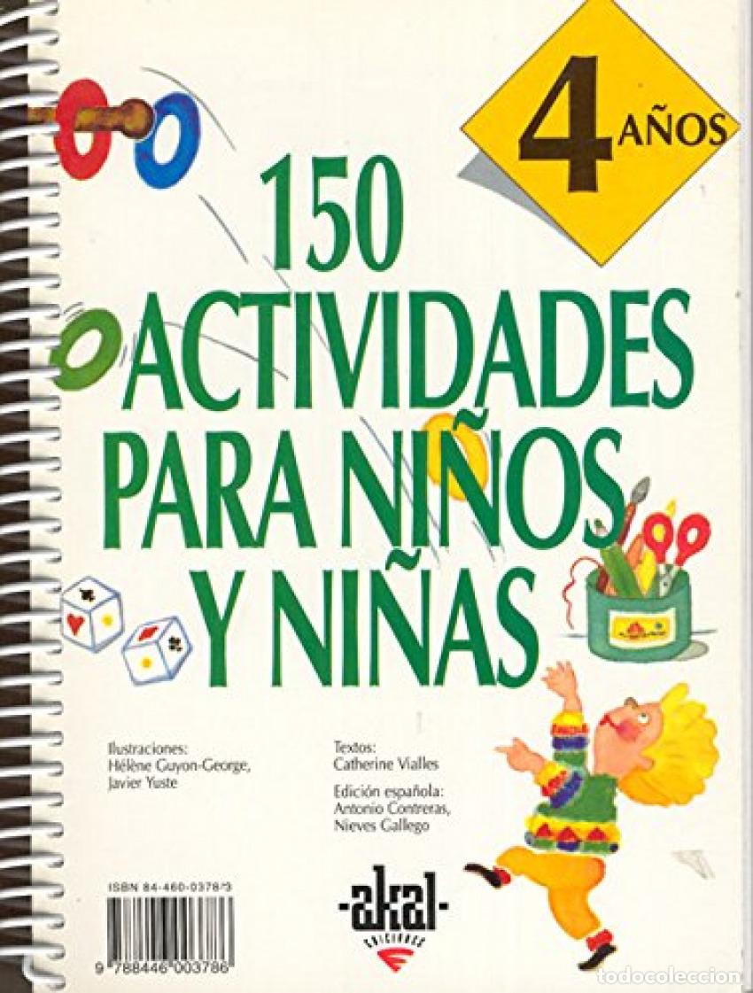 Libros: 150 ACTIVIDADES NI&Ntilde;OS Y NI&Ntilde;AS 4 A&Ntilde;OS - Vialles, Catherine
