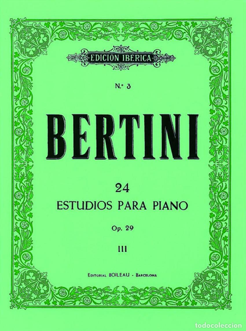 Livros: 24 &Uacute;TIMOS ESTUDIOS OP.32 - Bertini, Enrique