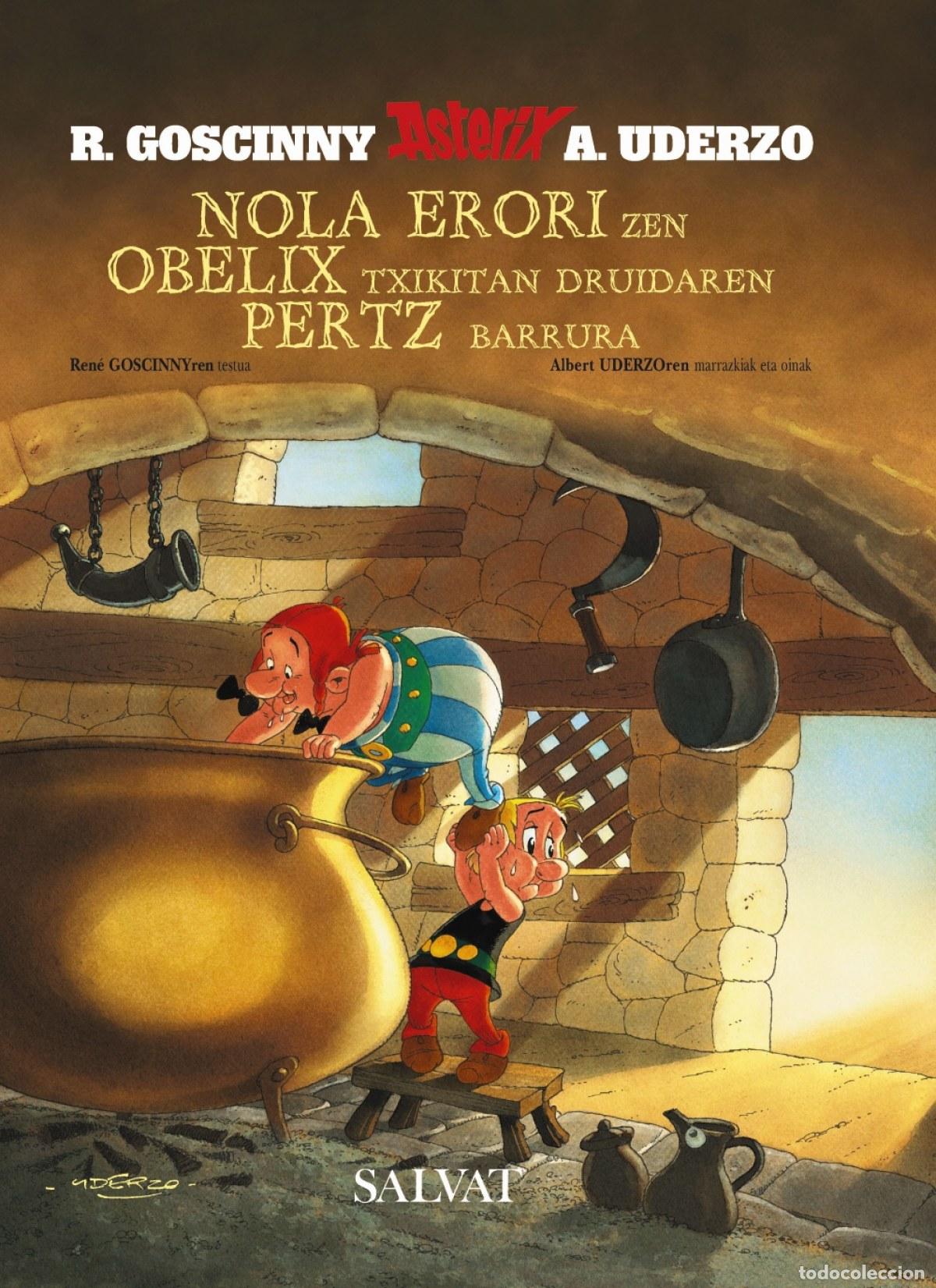 Livros: NOLA ERORI ZEN OBELIX TXIKITAN DRUIDAREN PERTZ BARRURA (EUSKARA) - Goscinny, Ren&eacute;